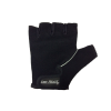 Перчатки черные с вертикальной светлой полосой