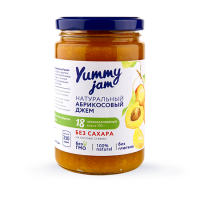 Низкокалорийный джем Yummy Jam абрикосовый (350г)